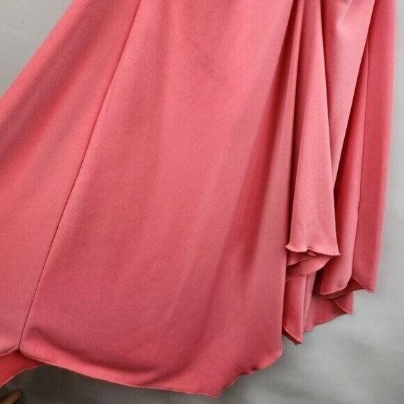 Vintage 90s Epilogue Womens Halter Dress Small Pink Asymmetrical Gilmore Girls - Picture 5 of 8